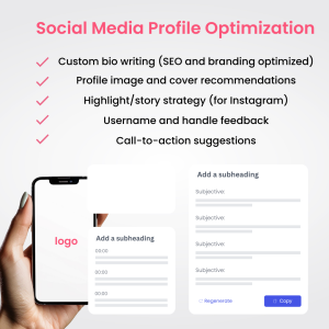 Social Media Profile Optimization
